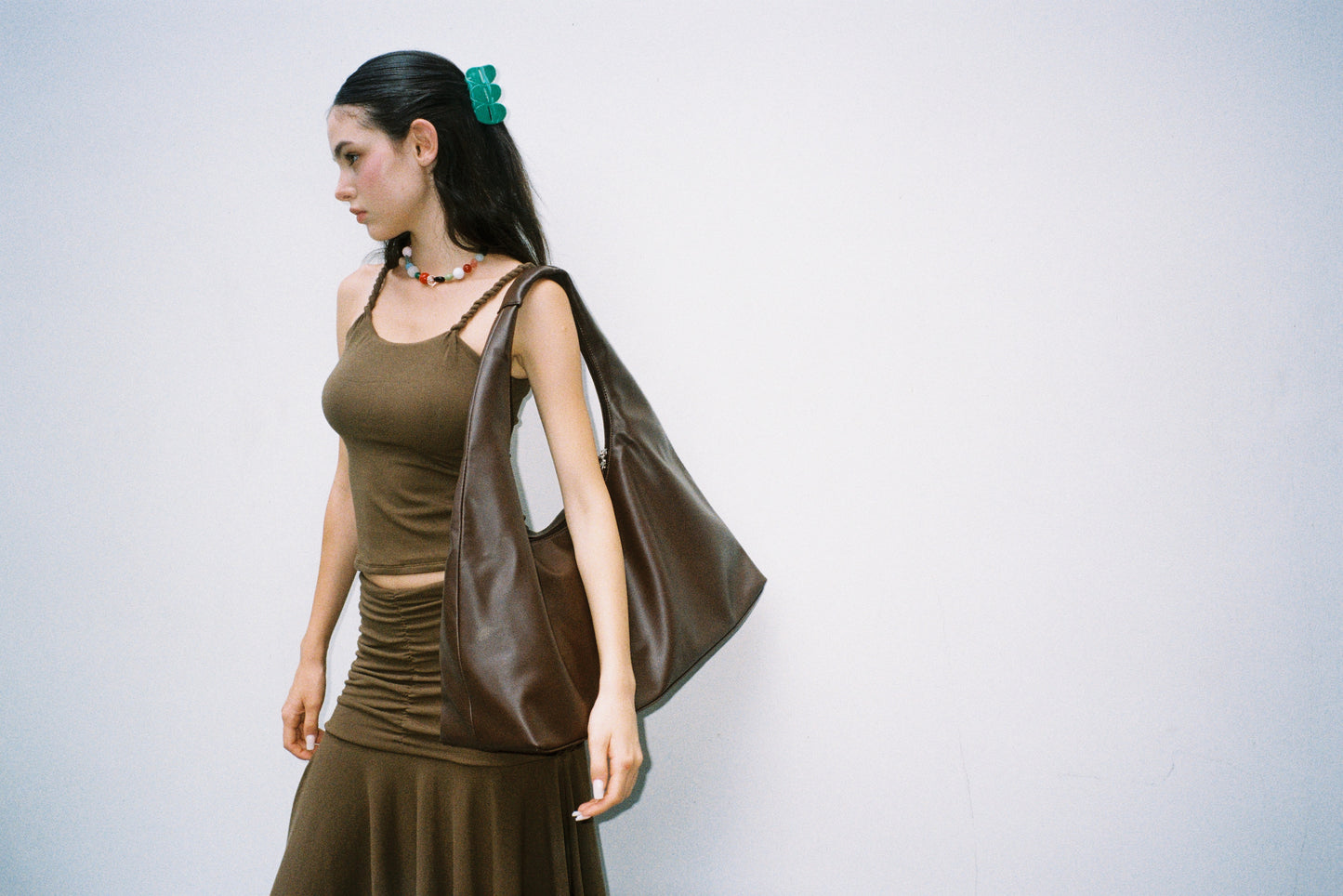 July Mansion - Giga Jersey in Cappuccino Brown