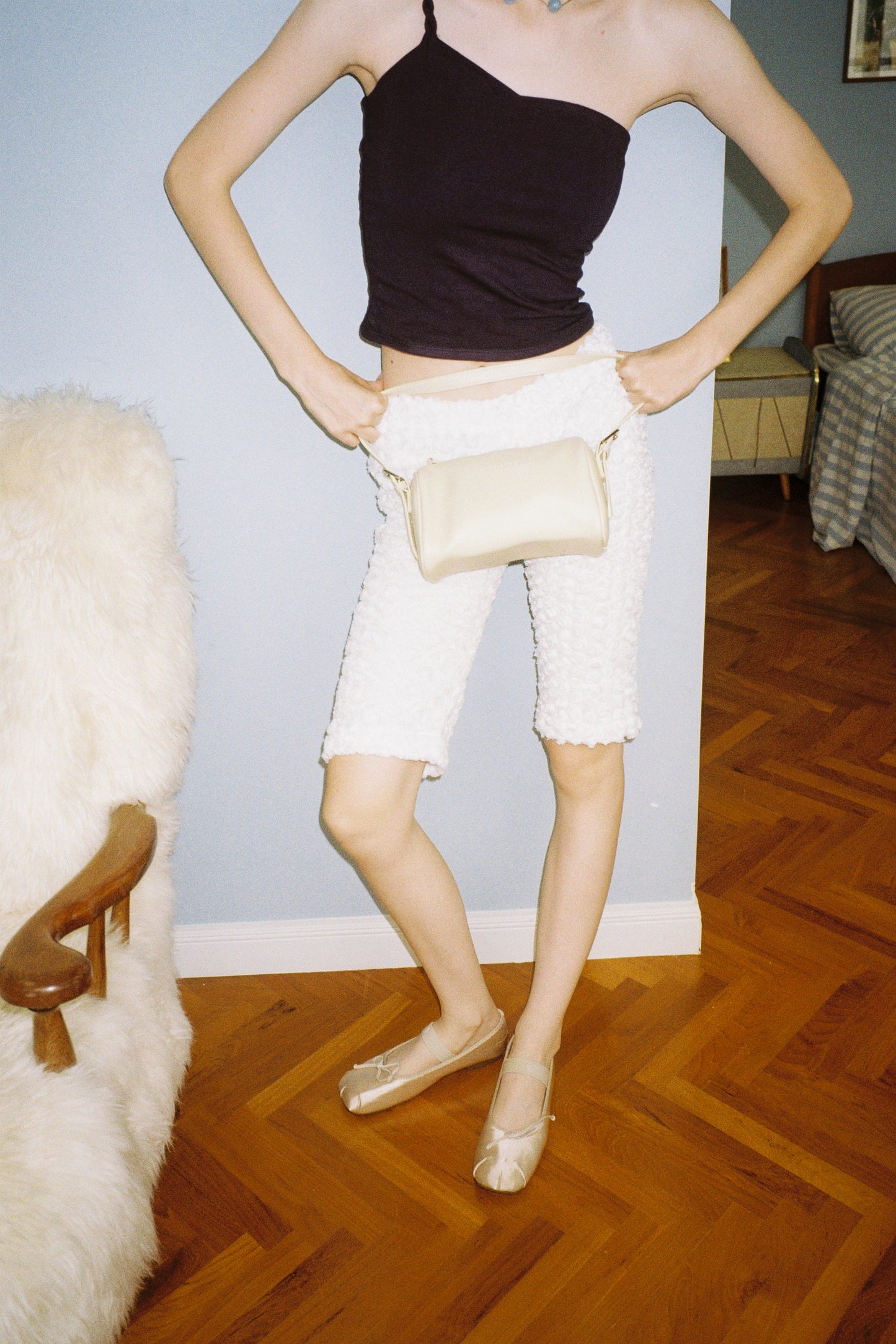 July Mansion - Parte Crossbody Bag in Lemon Grass