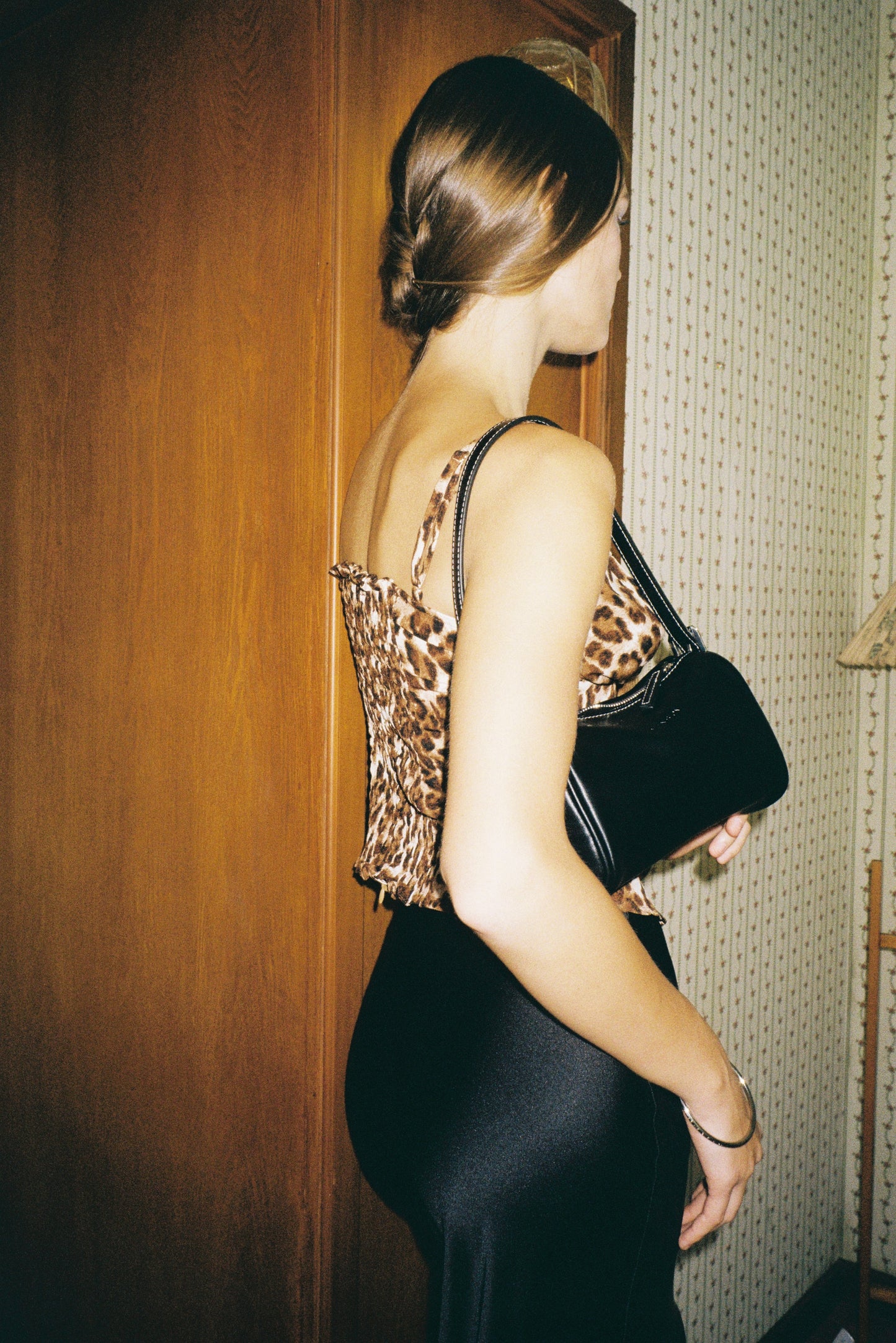 July Mansion - Parte Crossbody Bag in Black