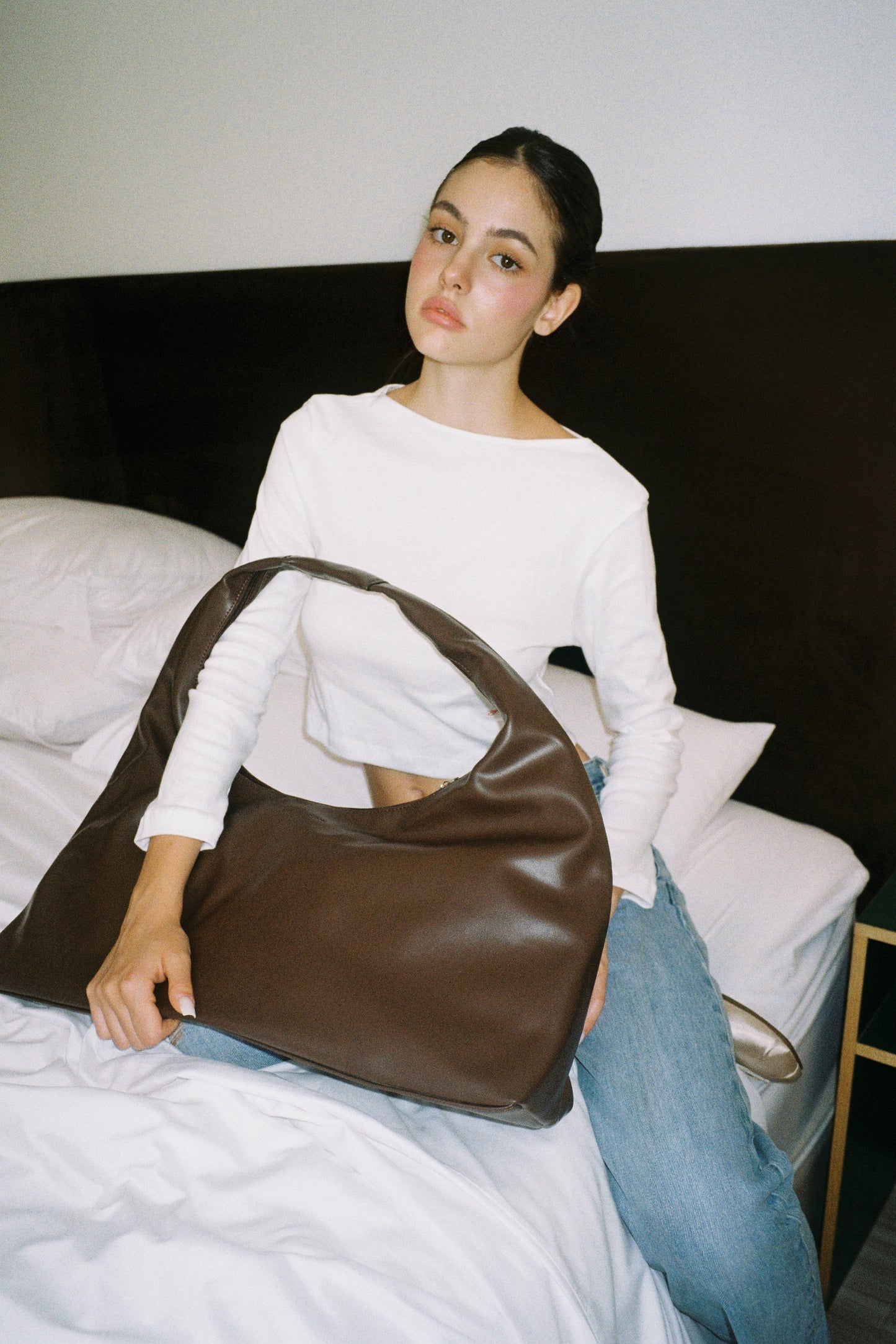 July Mansion - Giga Jersey in Cappuccino Brown