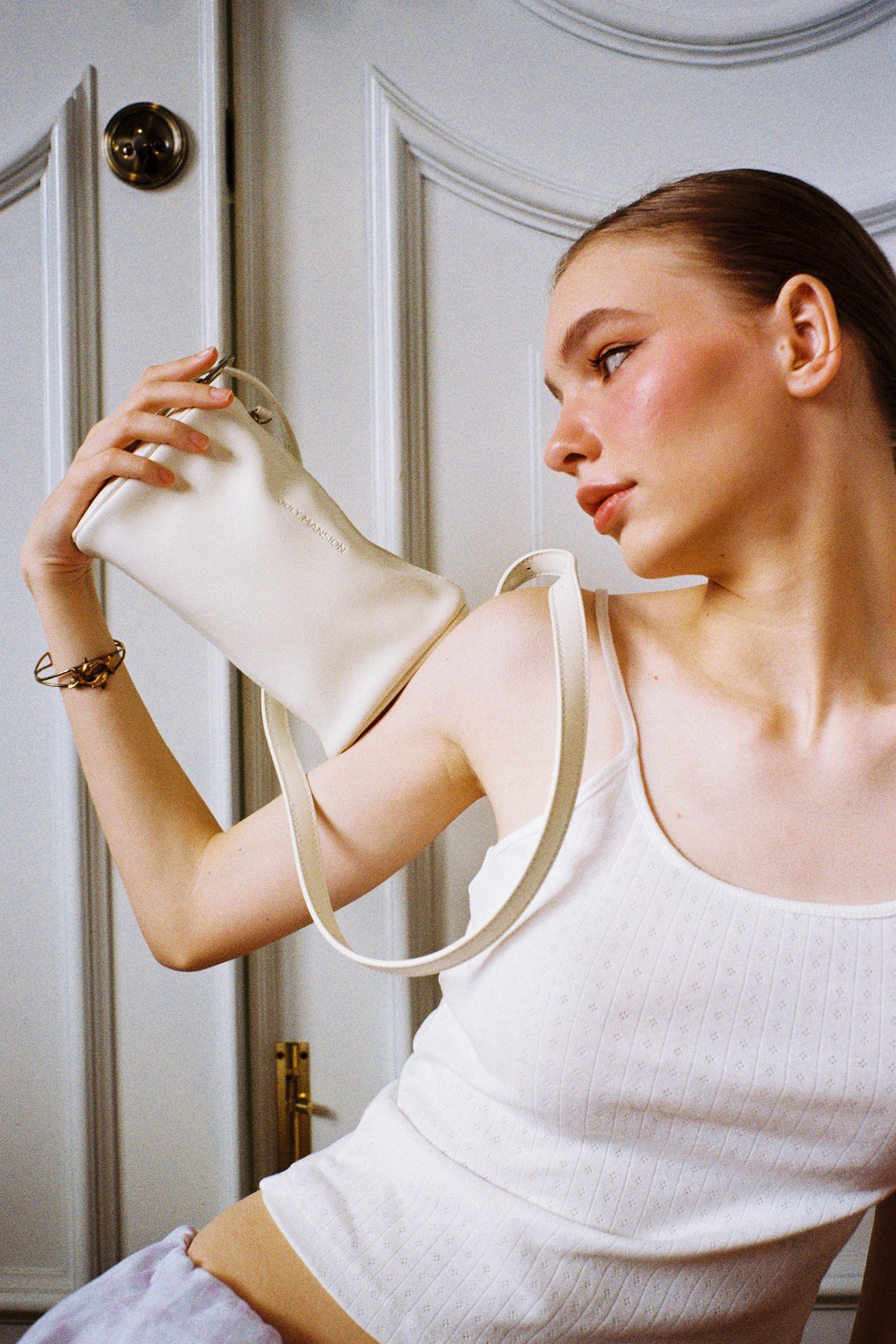 July Mansion - Parte Crossbody Bag in Coconut
