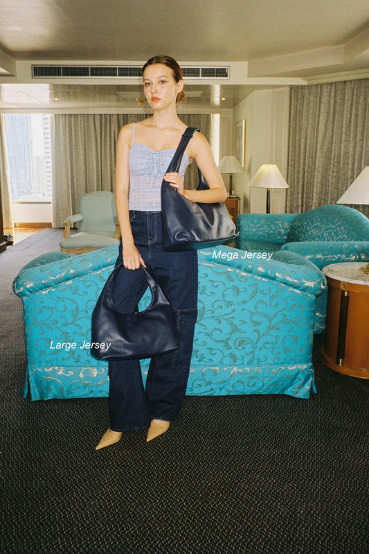 July Mansion - Mega Jersey in Navy