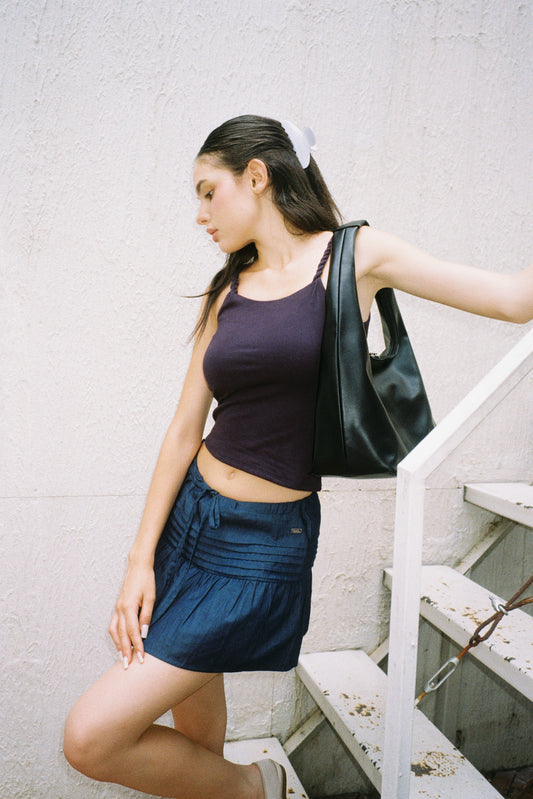 July Mansion - Large Jersey in Black