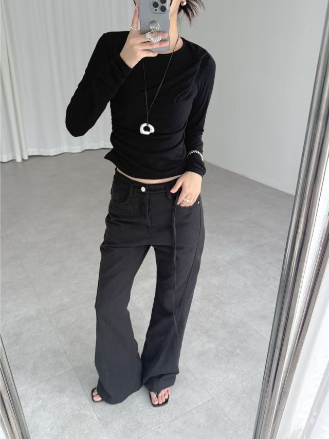 <SALE> Way Cool Mini Belt Flare Pants - 2 colours