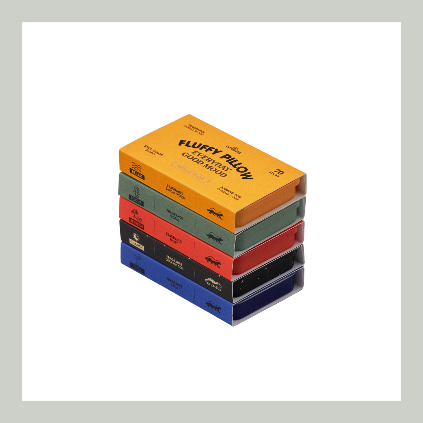 Incense - ORIGINAL 5 / Taste Of All (70 sticks x 5 scents )