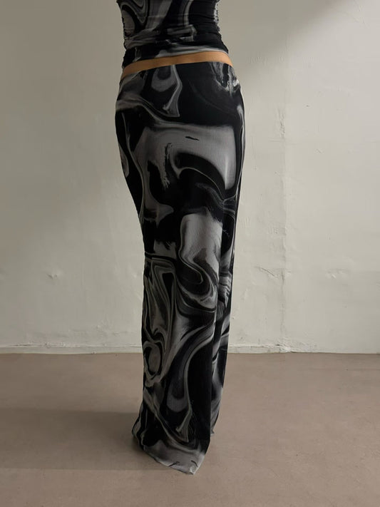 🆕 Ether Marble Maxi Skirt - 2 colours