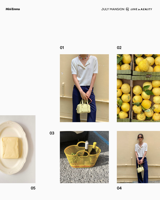 July Mansion - Mini Emma Crossbody in Butter Yellow