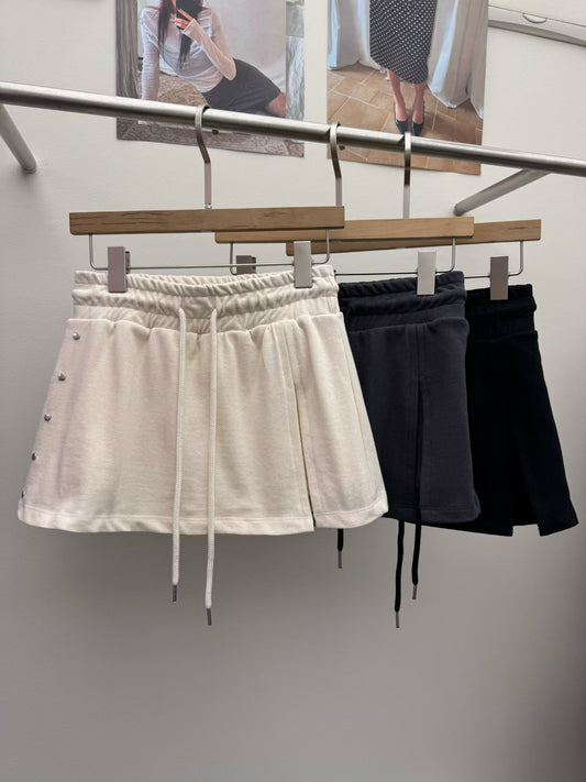 Heading Studs Shorts (Skorts) - 3 colours