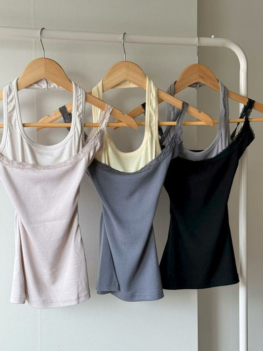 Cutie Sassy Lace Cami - 3 colours