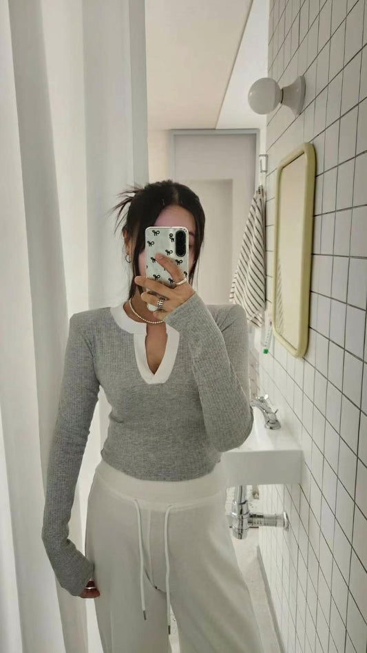 Victoria V-Neck Top - 4 colours