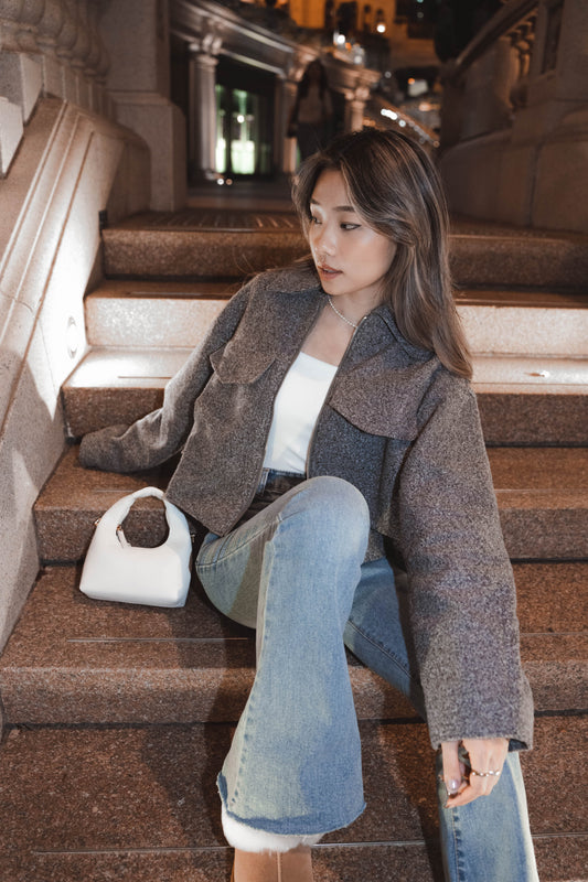 Grey Tone Bumper Jacket