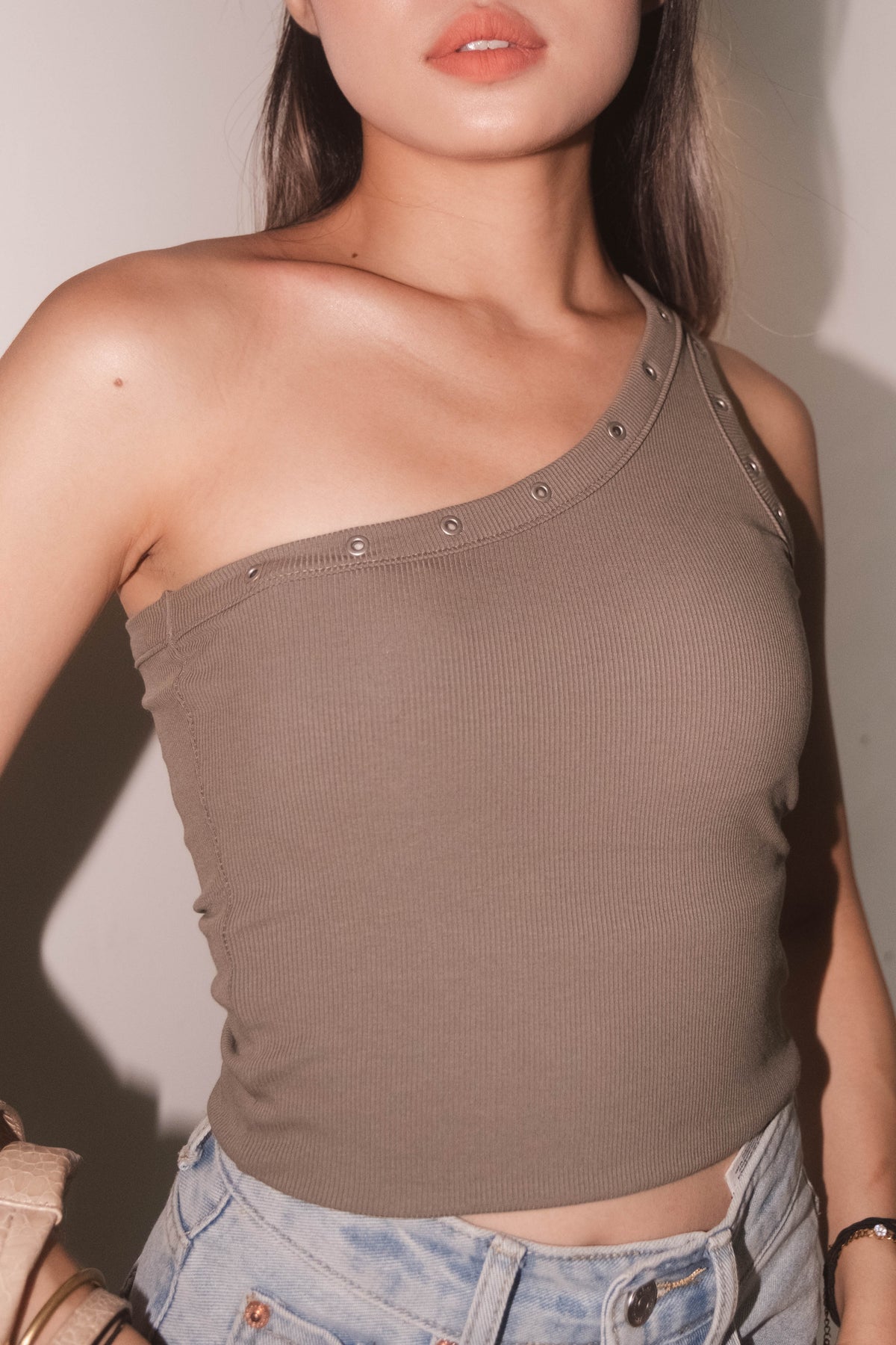 Rocky Single Shoulder Tank - Olive