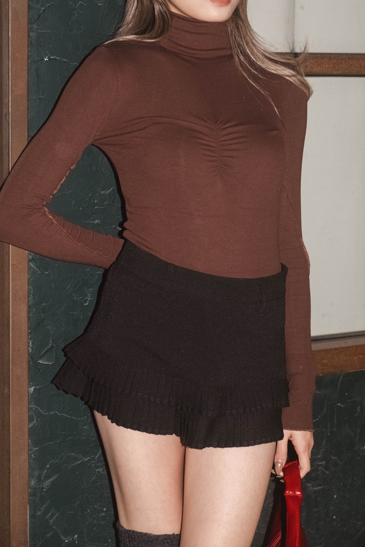 Icey Mini Skirt - Black