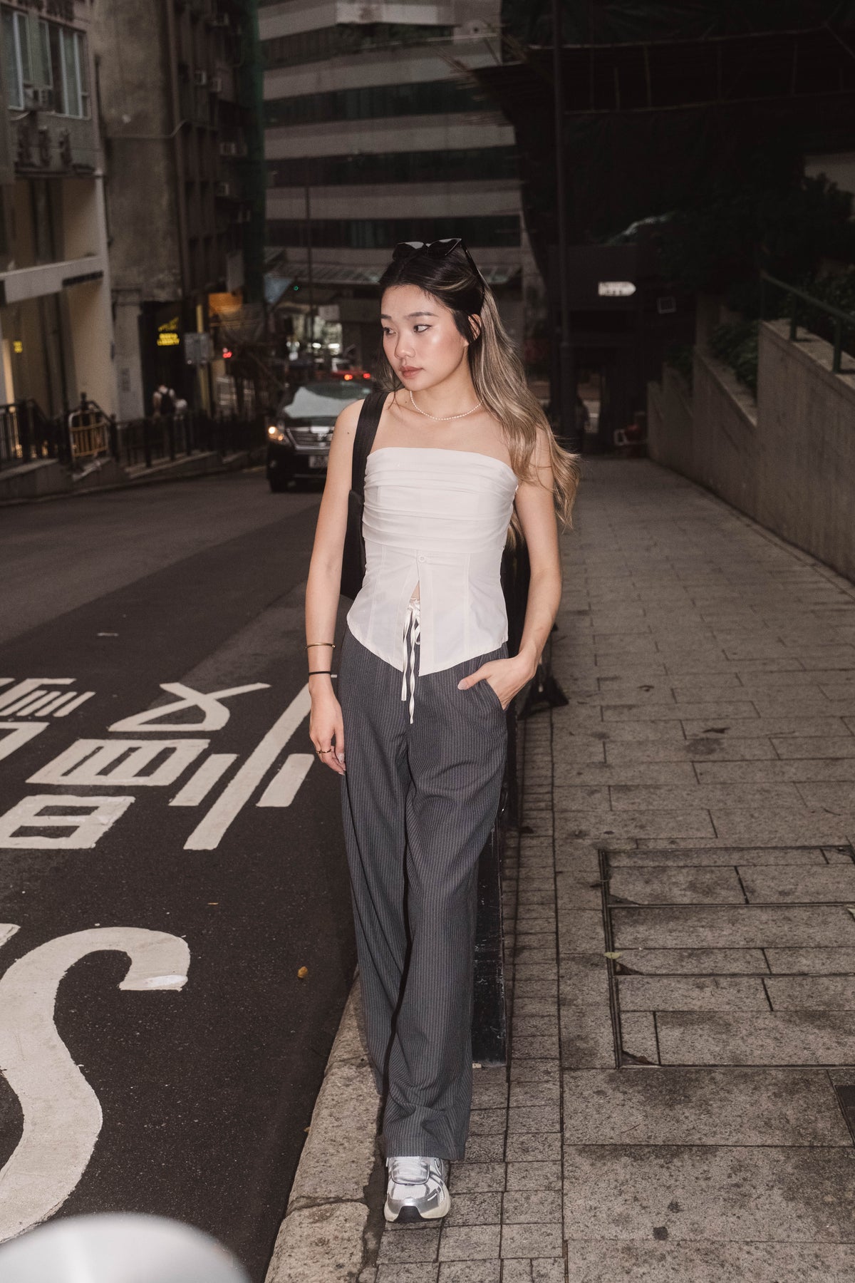 Mercury Button Up Tube Top - 2 colours