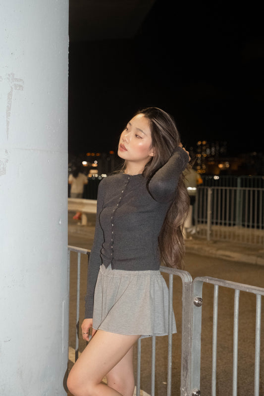Line Up Button Cardigan - 3 colours