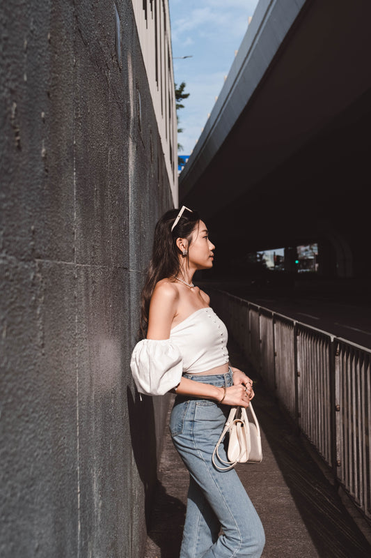 Helen Castle Top - White