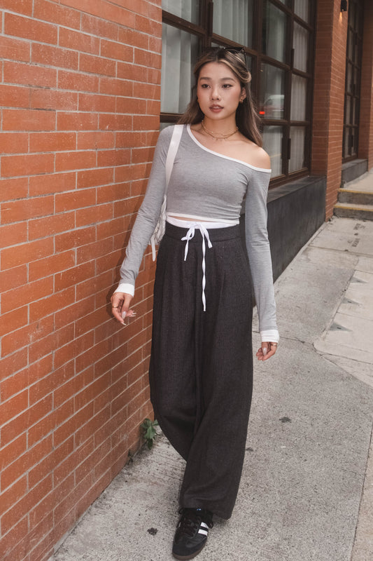 <SALE> Hugging U Wide Leg Slacks - 2 colours