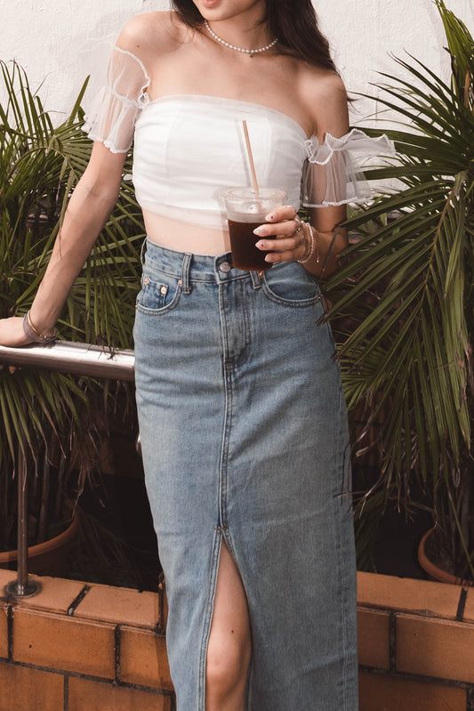 Tina Flying Top - White