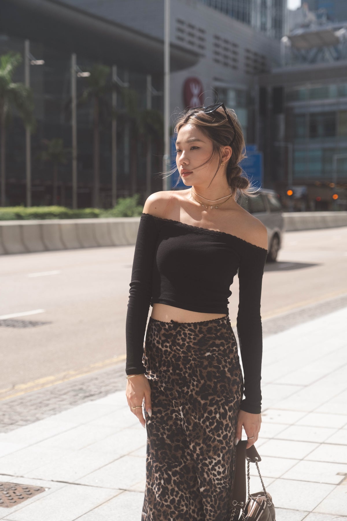 Milano Leopard Maxi Skirt