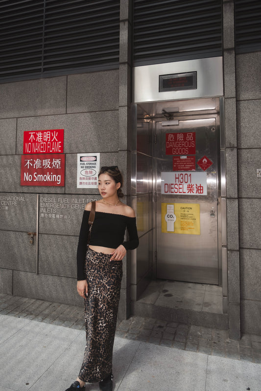 Milano Leopard Maxi Skirt