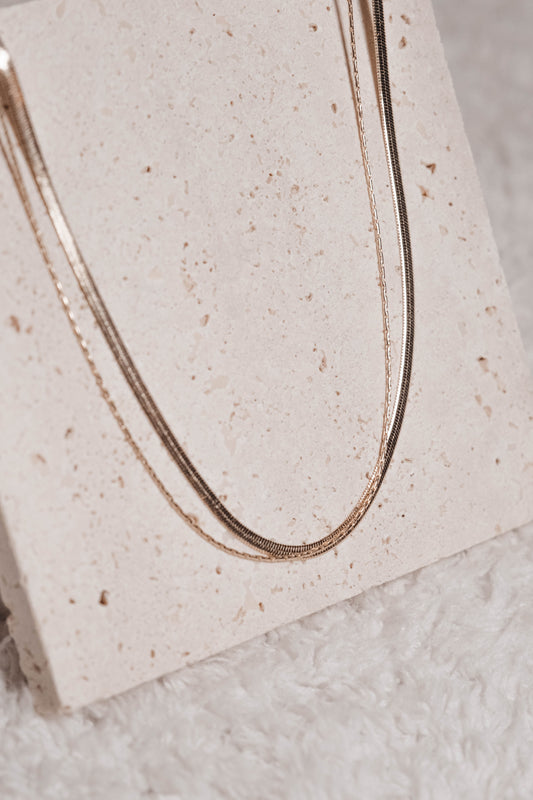 Snake Chain Necklace Set