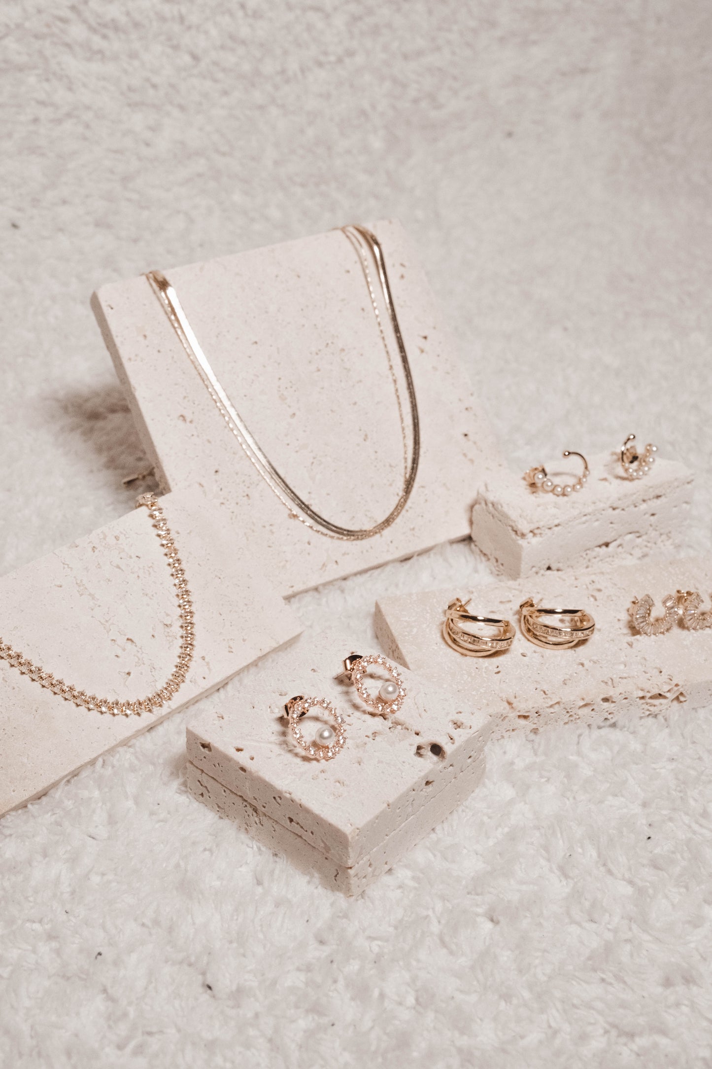 Snake Chain Necklace Set
