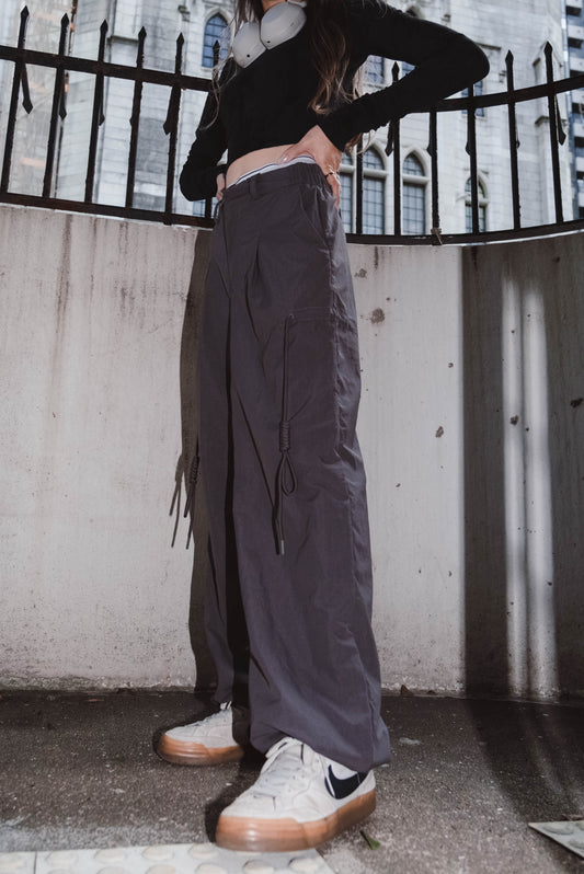 Rope Cable Cargo Pants