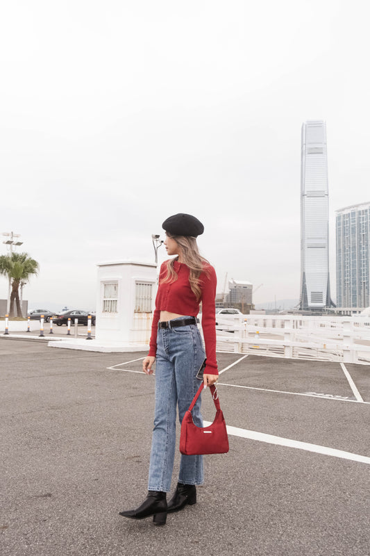Lyon Red Flag Cardigan