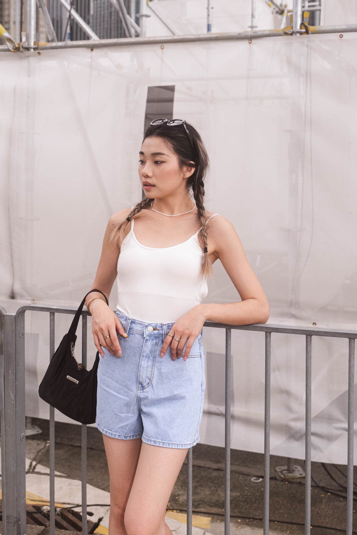Call Me Backless Bodysuit (with pads) - White