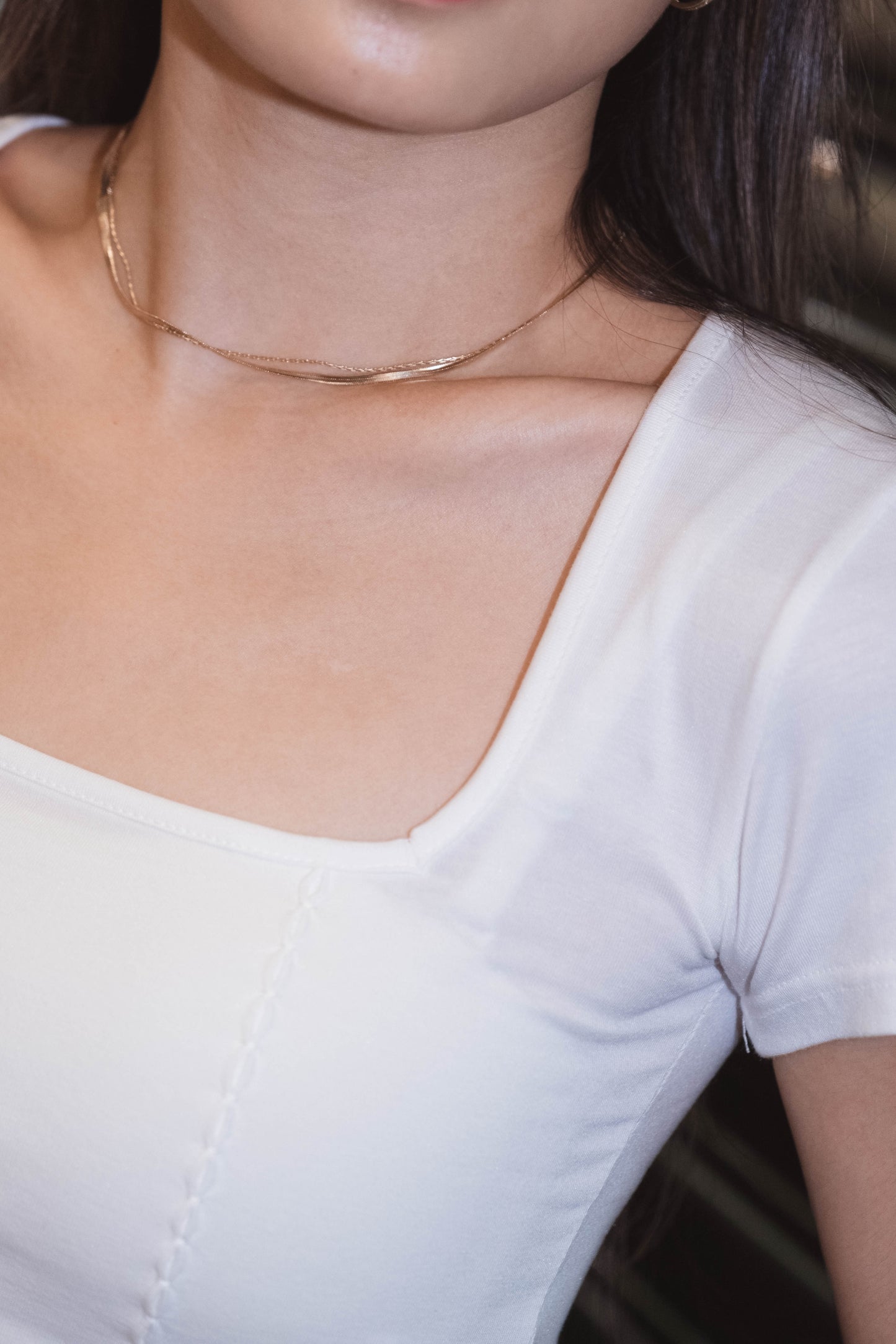 Snake Chain Necklace Set