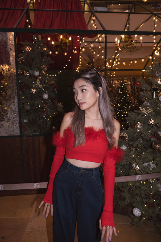 Little Fairy Mo Mo Top - Santa
