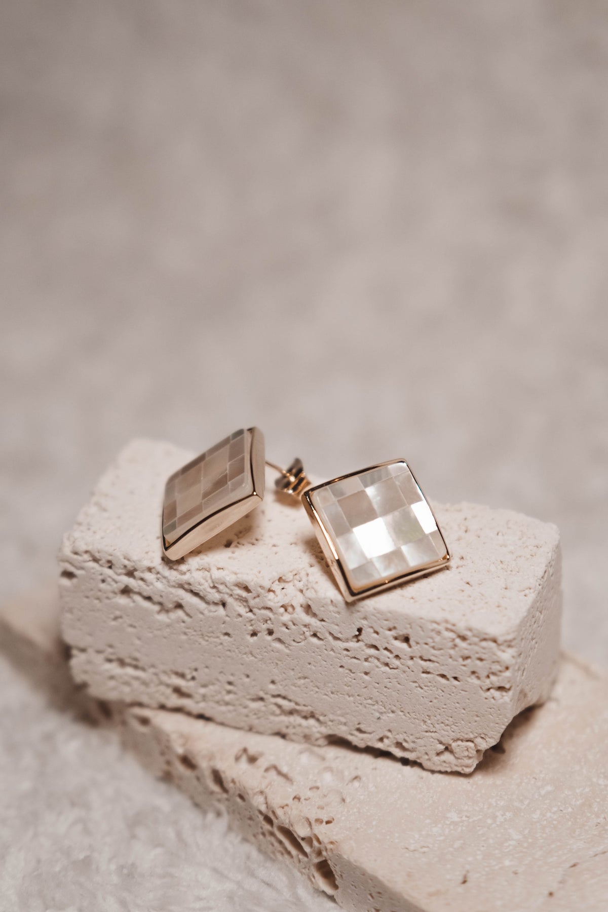 Sea Shell Square Earrings