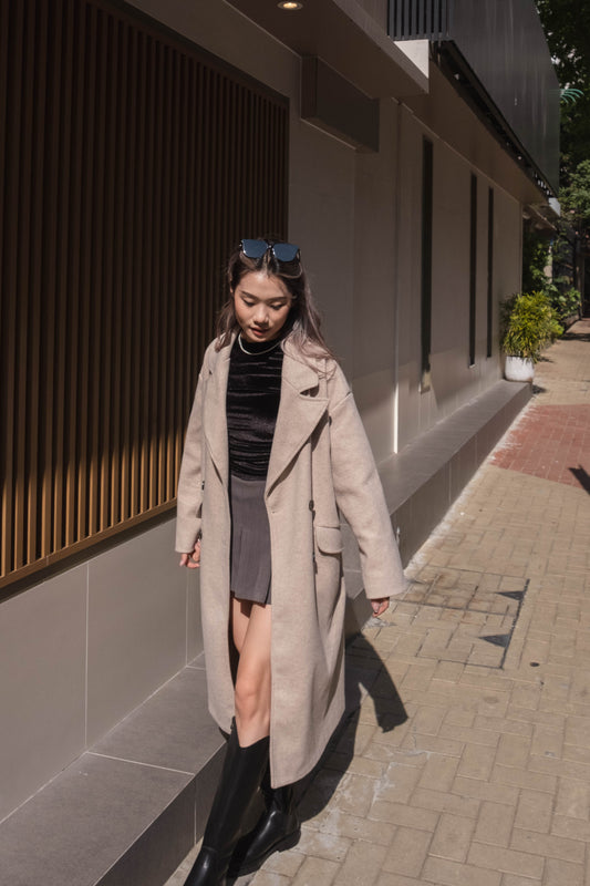 Double Breasted Long Coat