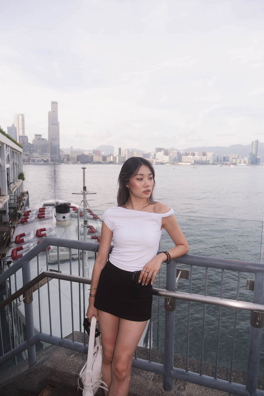 Under Cover Mini Skirt - Black