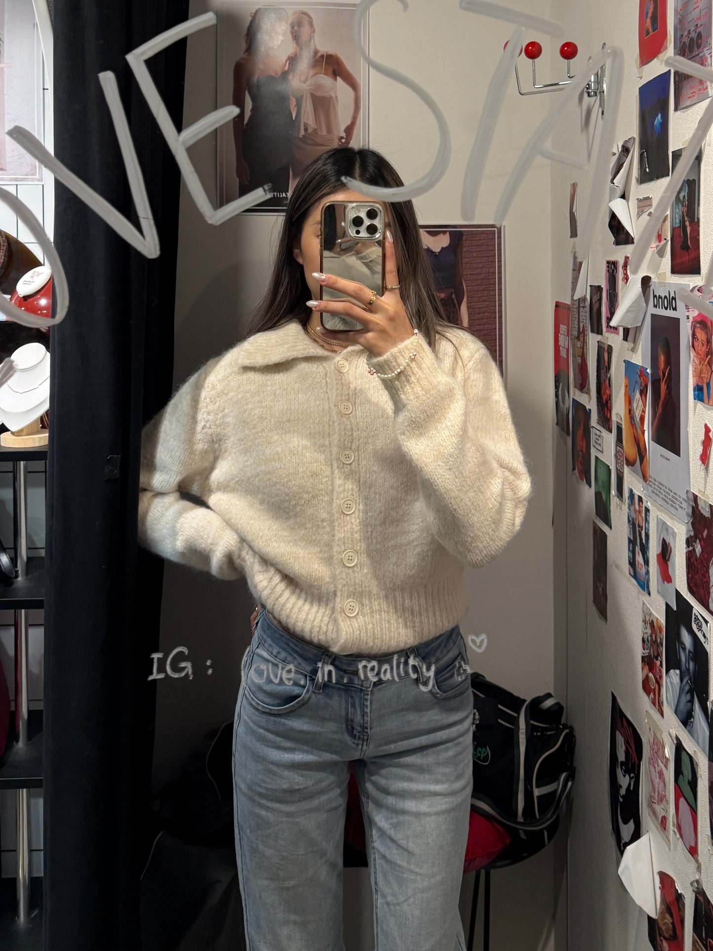SALE - Fluffy Button Up Jacket