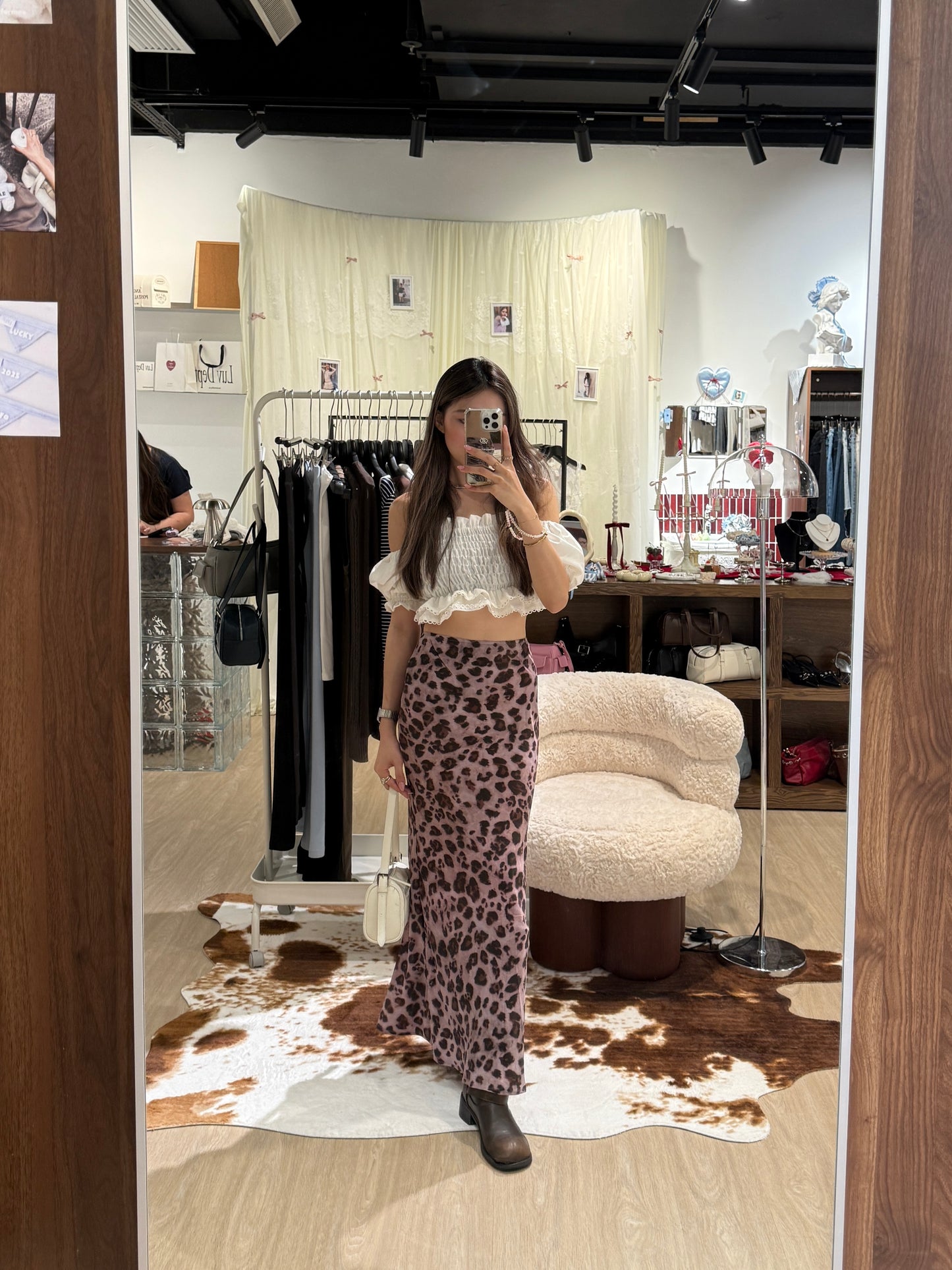 🆕 Leopard Maxi Skirt - 2 colours