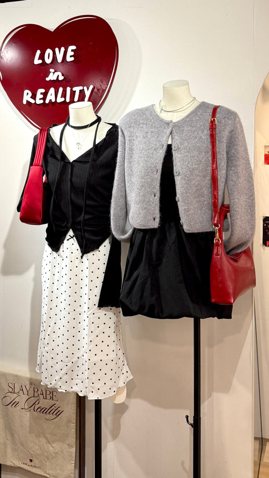 Fleecy Angora Cardigan - 7 colours