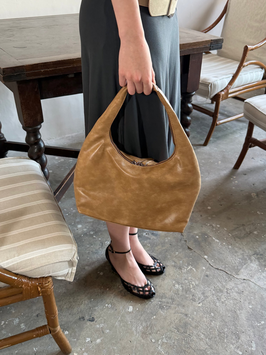 July Mansion - Medium Jersey in Almond Brown