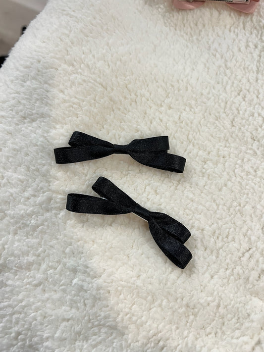 Ribbon Mini Hair Clip - 2 colours