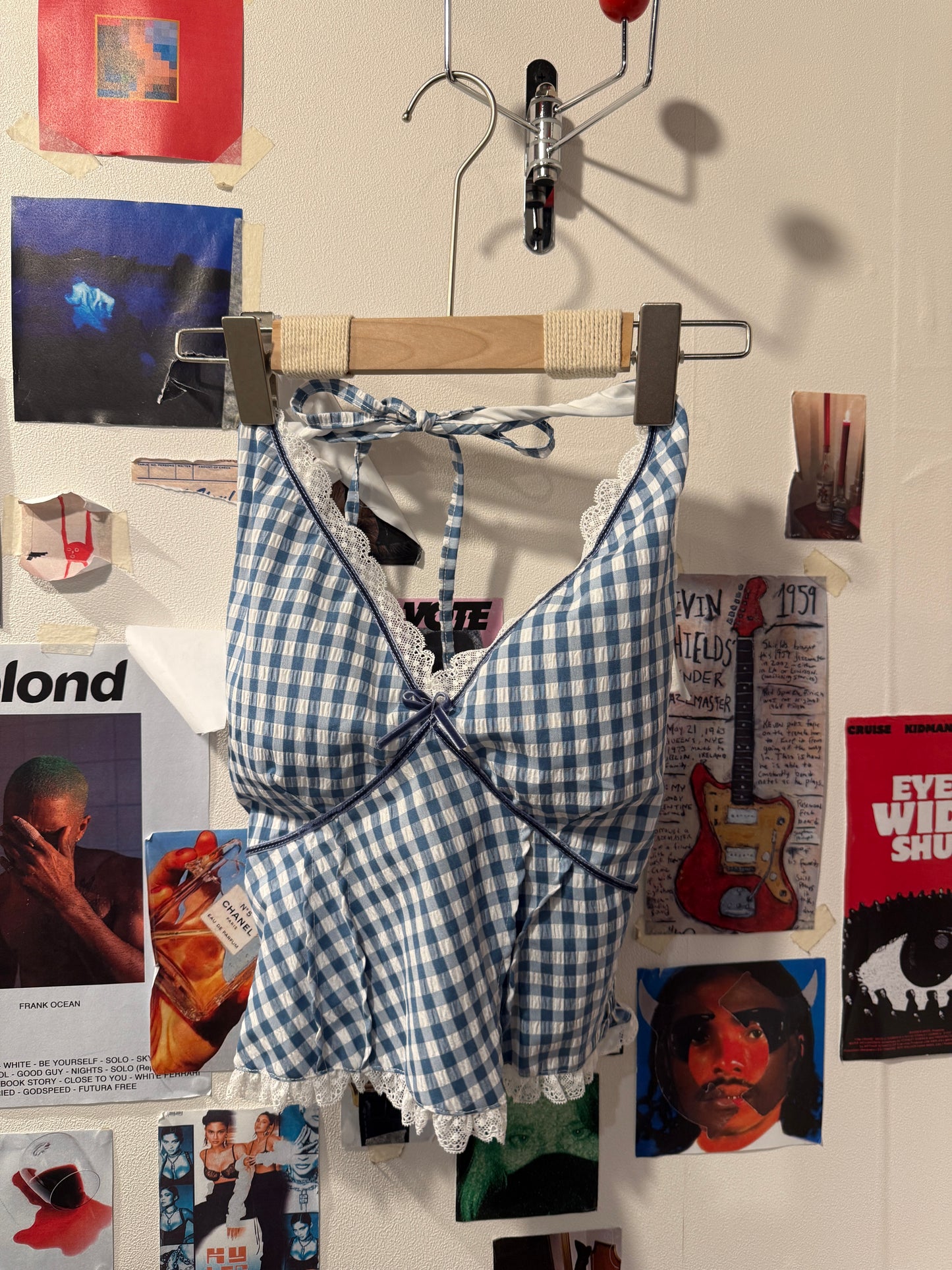 Picnic Checked Backless Top - 2 colours