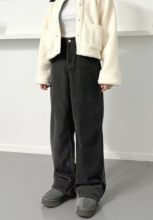 No Worries Corduroy Wide Leg Pants - 3 colours
