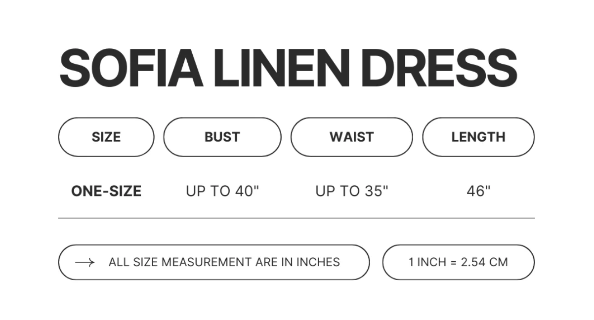 Sofia Linen Dress - Ivory