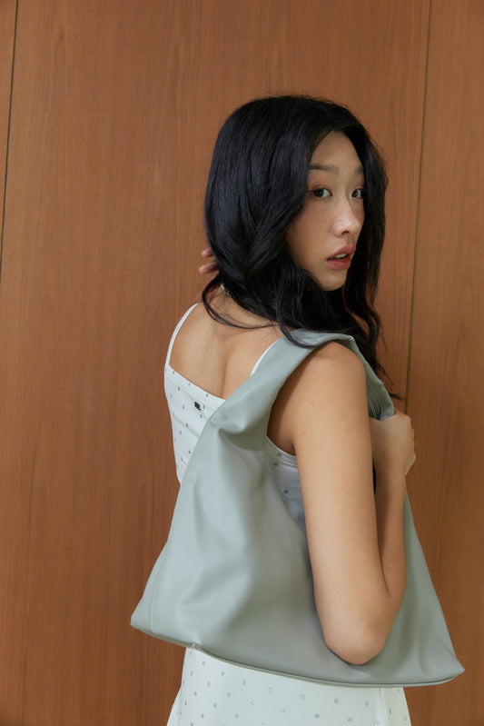 July Mansion - Large Jersey in Light Grey