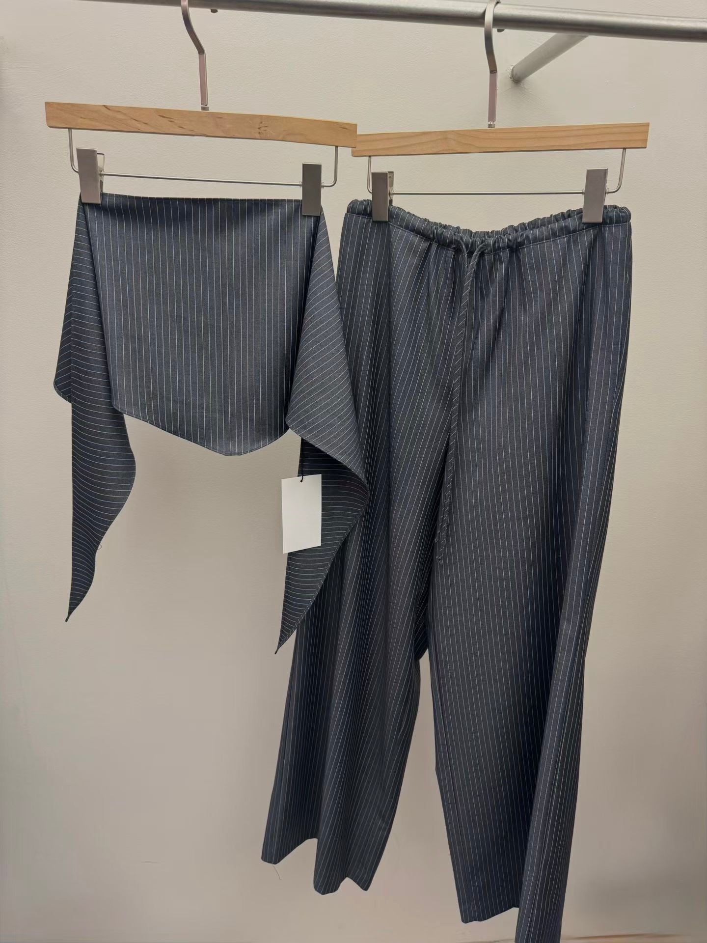 Everyday Pants Stripes (with small scarf) - 2 colours