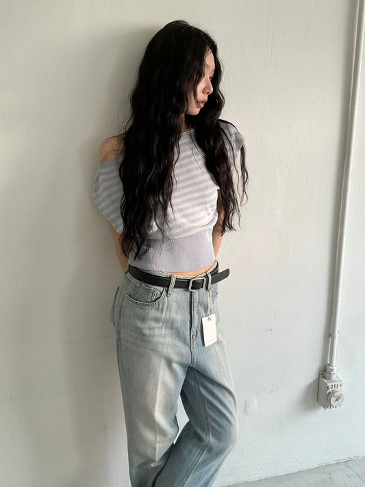 Jeju Asymmetric Top Stripes - 3 colours