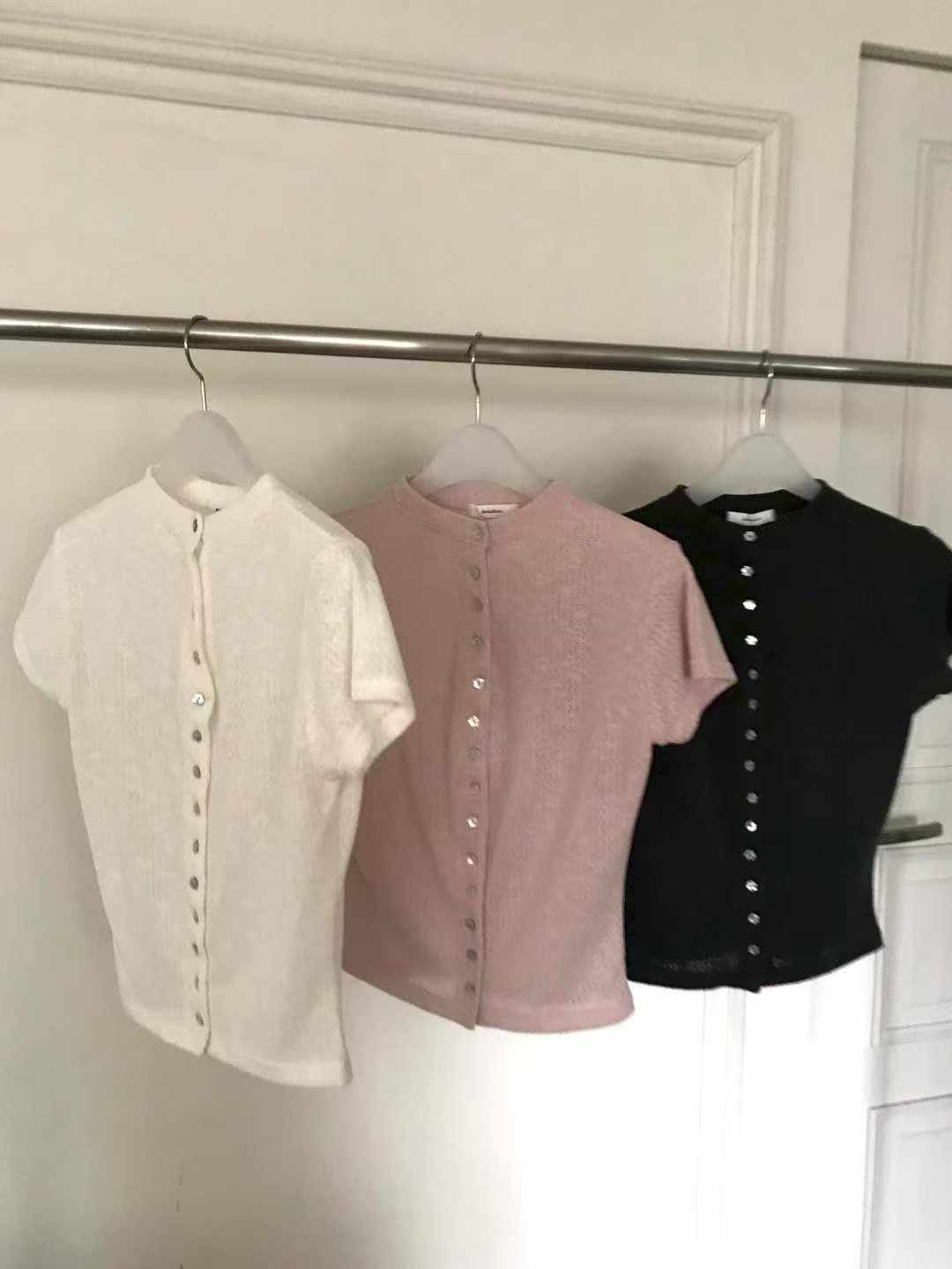 🆕 Blossom Button Knit Tee - 3 colours