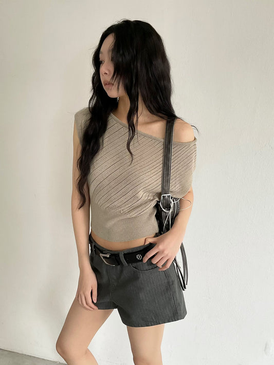 Asymmetric Soft Knit Breezy Top - 3 colours
