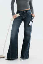 Luv Dept / 「心」設計喇叭牛仔褲