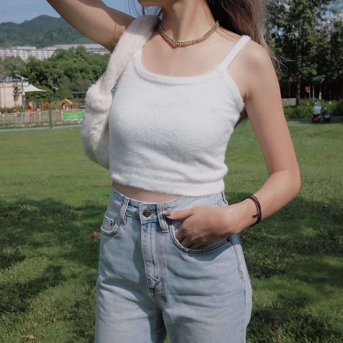 The Cutest Softest Fluffy Tank Top
