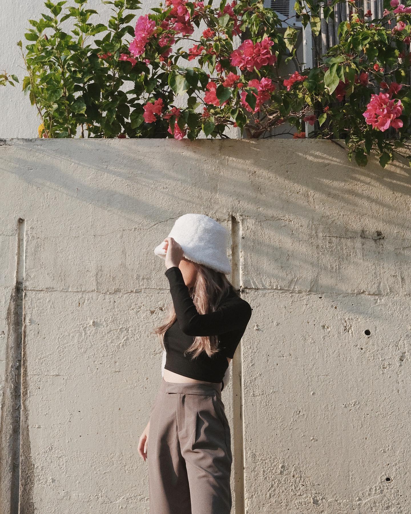 Today Not Working High-waist Pants - Grey